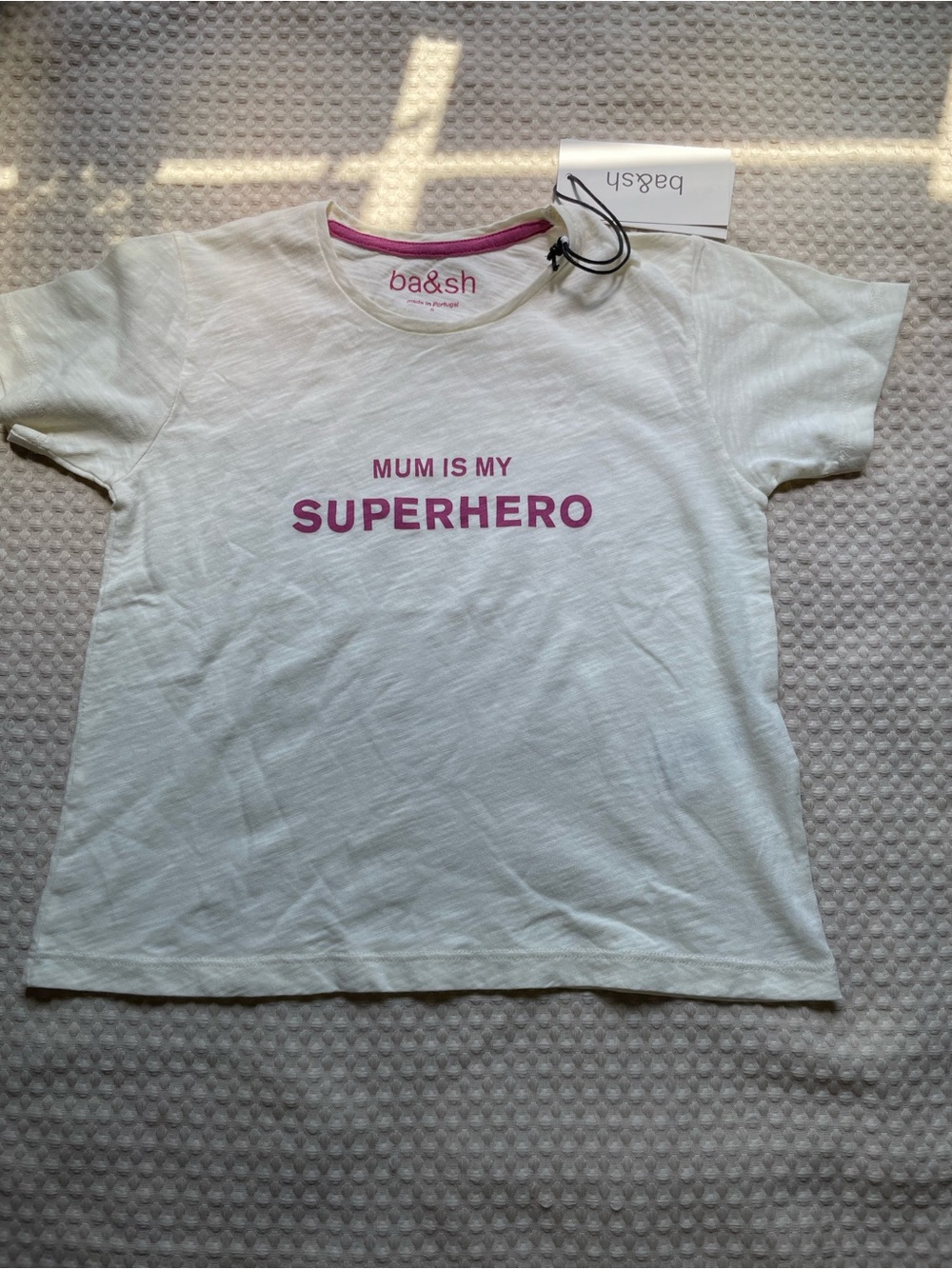 Ba&sh "MUM IS MY SUPERHERO" T-shirt
